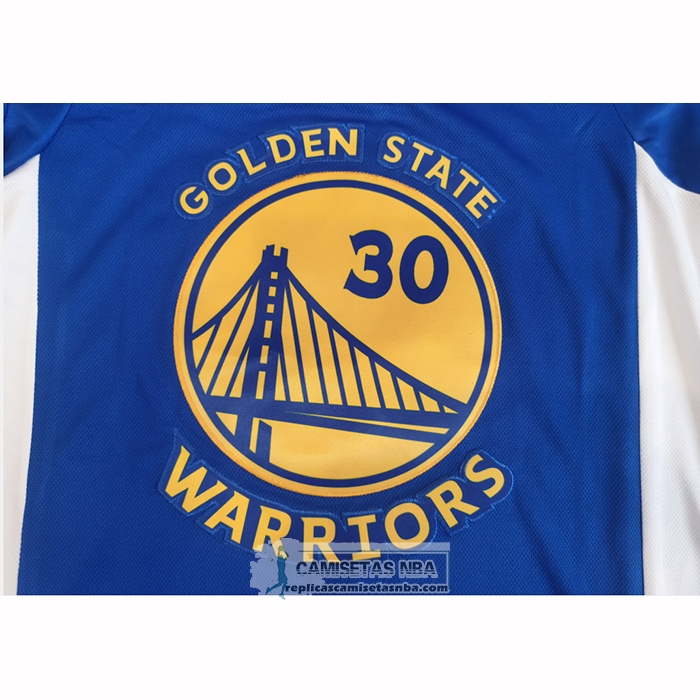 Camiseta Manga Corta Golden State Warriors Icon Curry NO 30 Azul